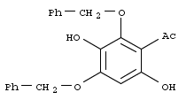 1-(2,4-bis(benzyloxy)-3,6-
dihydroxyphenyl)ethanone